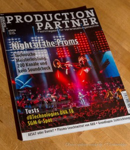 Production Partner 5/2014 - Titelstory: Night of the Proms - Foto+Text Thomas Rohwedder